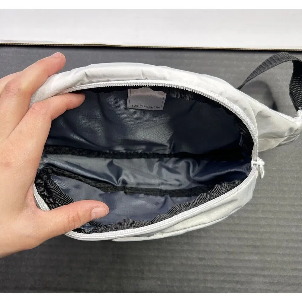 Adidas Unisex Core Fanny Pack Waist Belt Crossbody Travel Bag White + Black
